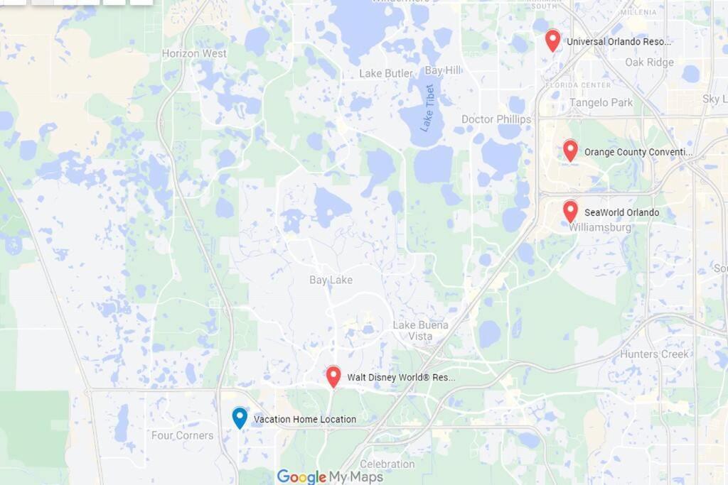 The Marvel Mansion 5Br Pool Home Near Disney World Орландо Екстер'єр фото